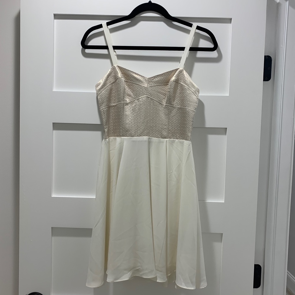 Express Metallic Sweetheart Dress - NEVER WORN